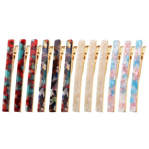 12 Pcs Chic Duckbill Hair Clips