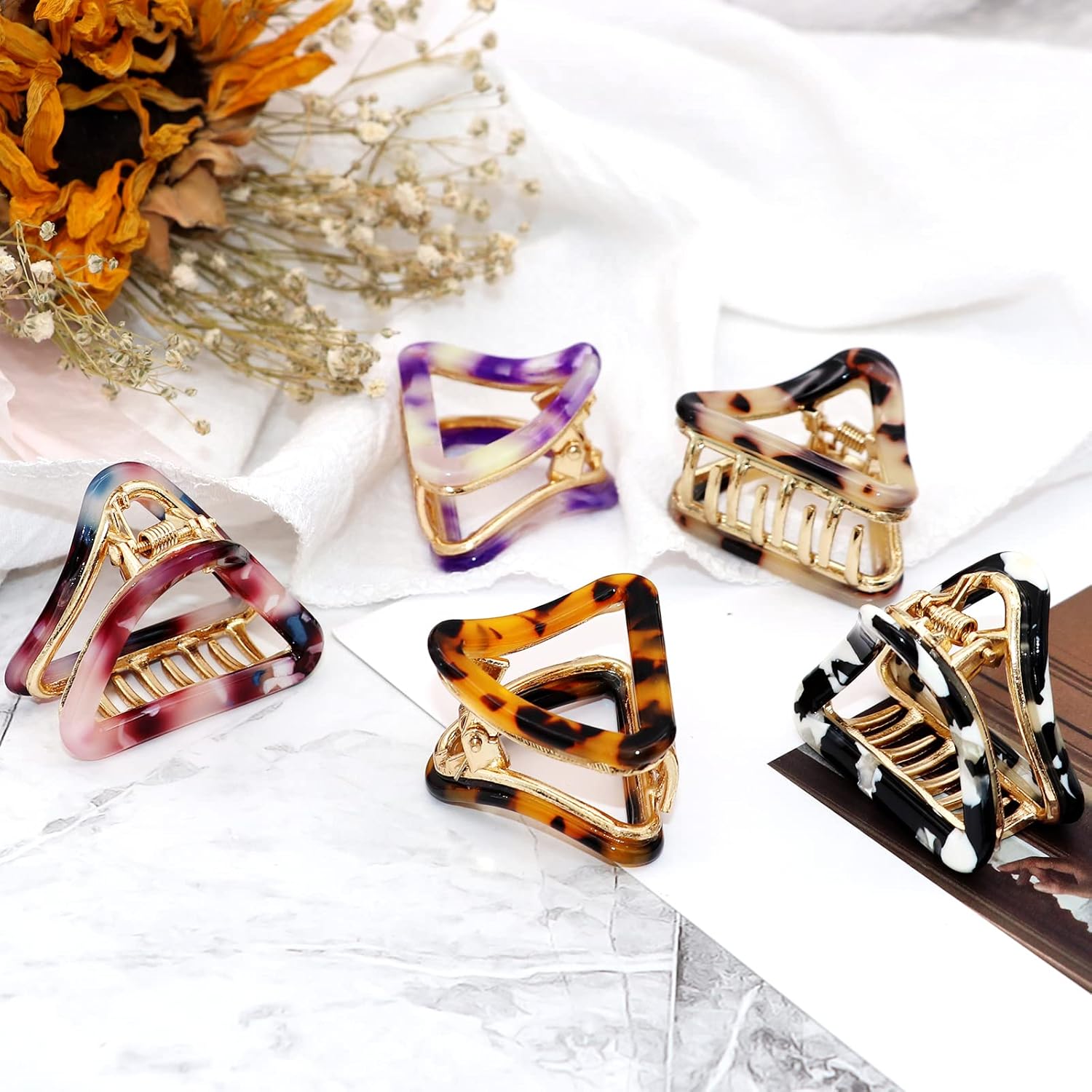 5 Pcs small hair claw clips for Women - Image 6