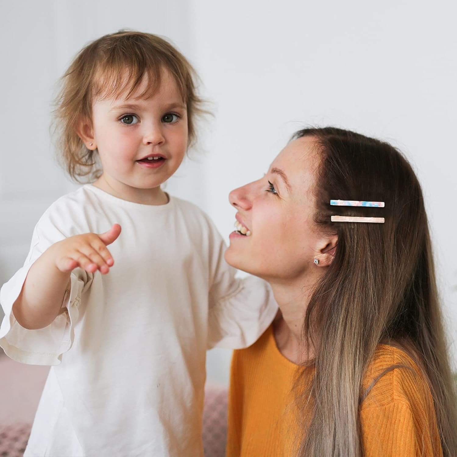 6 Pack Fashion Resin Duckbill Hair Clips - Image 6