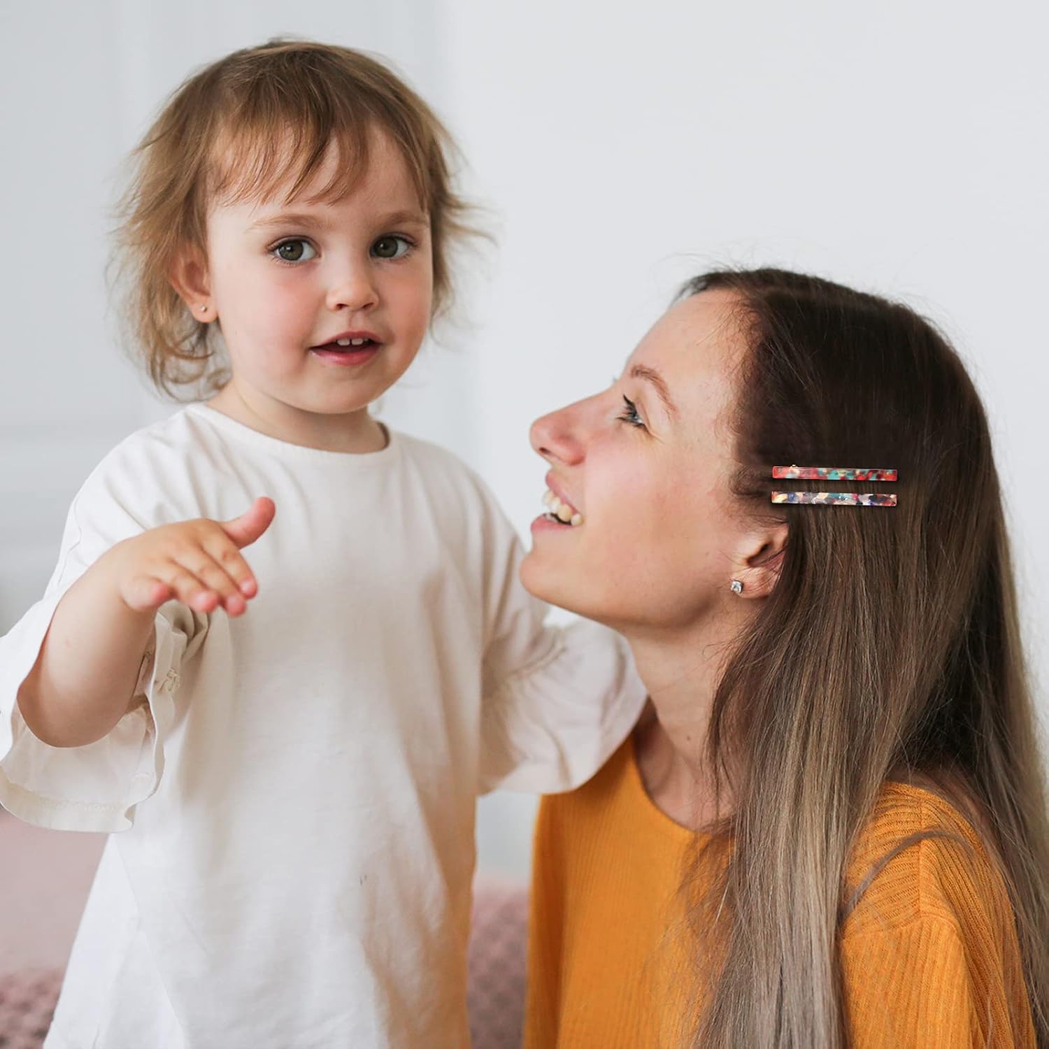 6 Pack Fashion Resin Duckbill Barrettes - Image 6