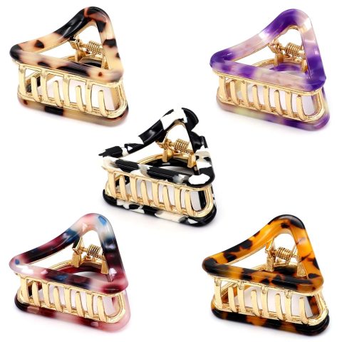 5 Pcs small hair claw clips for Women