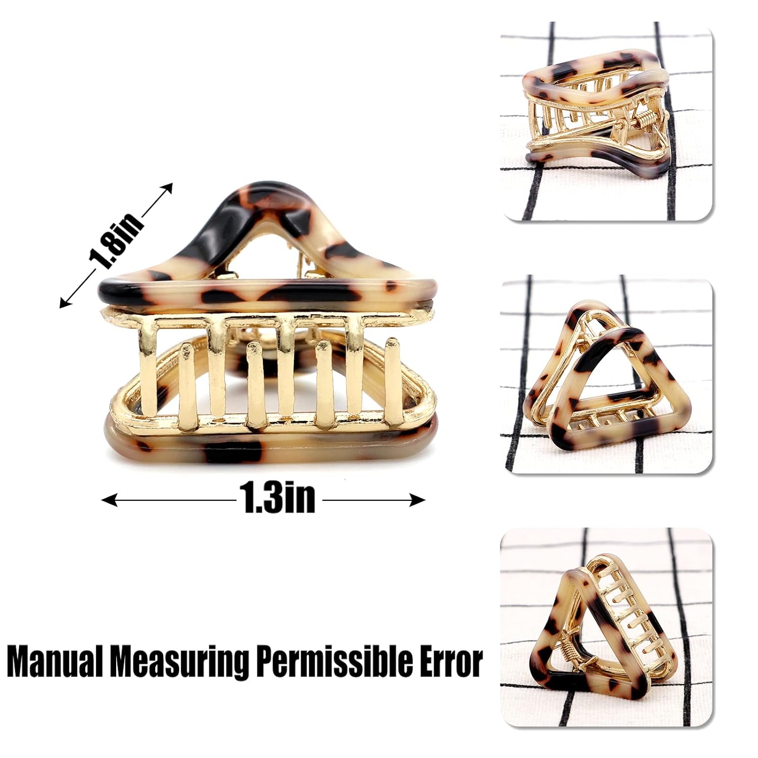 5 Pcs small hair claw clips for Women - Image 2