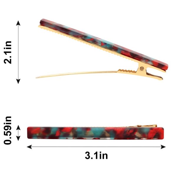 6 Pcs Resin Hair pins