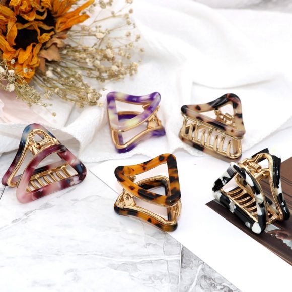 Fashion Triangle Hair Clips for Thick Hair