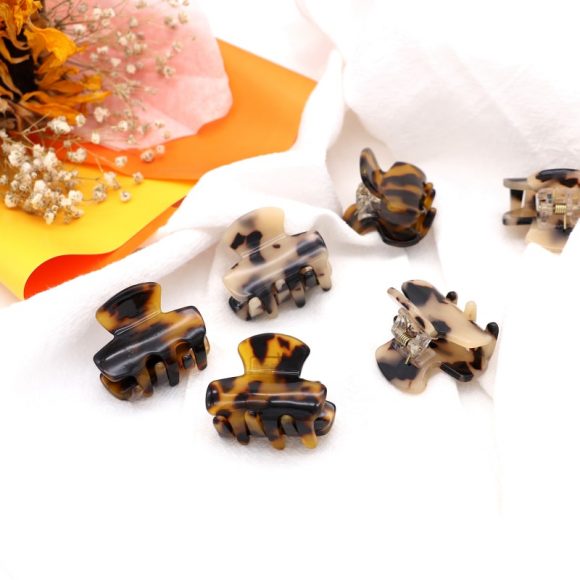 Small Deep Tortoiseshell Hair Clips