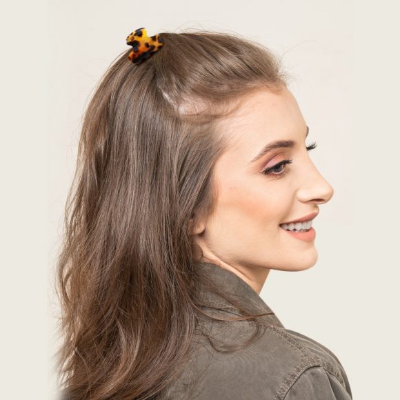 Small Deep Tortoiseshell Hair Clips