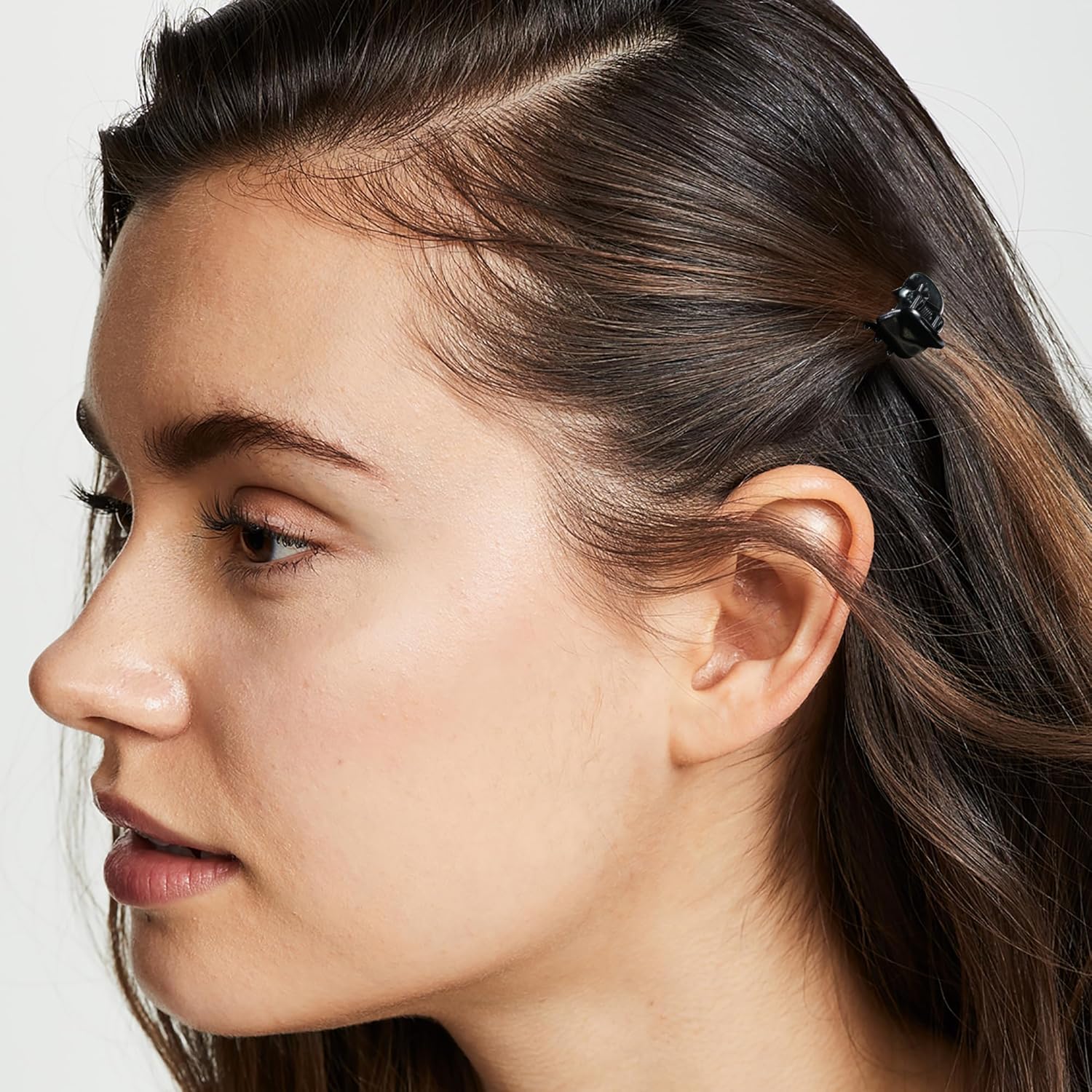 Cobahom 120PCS Mini Claw Hair Clips, 0.39 Inch/1cm Claw Clips for Hair, No-Slip Plastic Small Jaw Clips for Fine Thin Hair, Micro Hair Clips for Women Girls, Brown, Black, Clear - Image 6