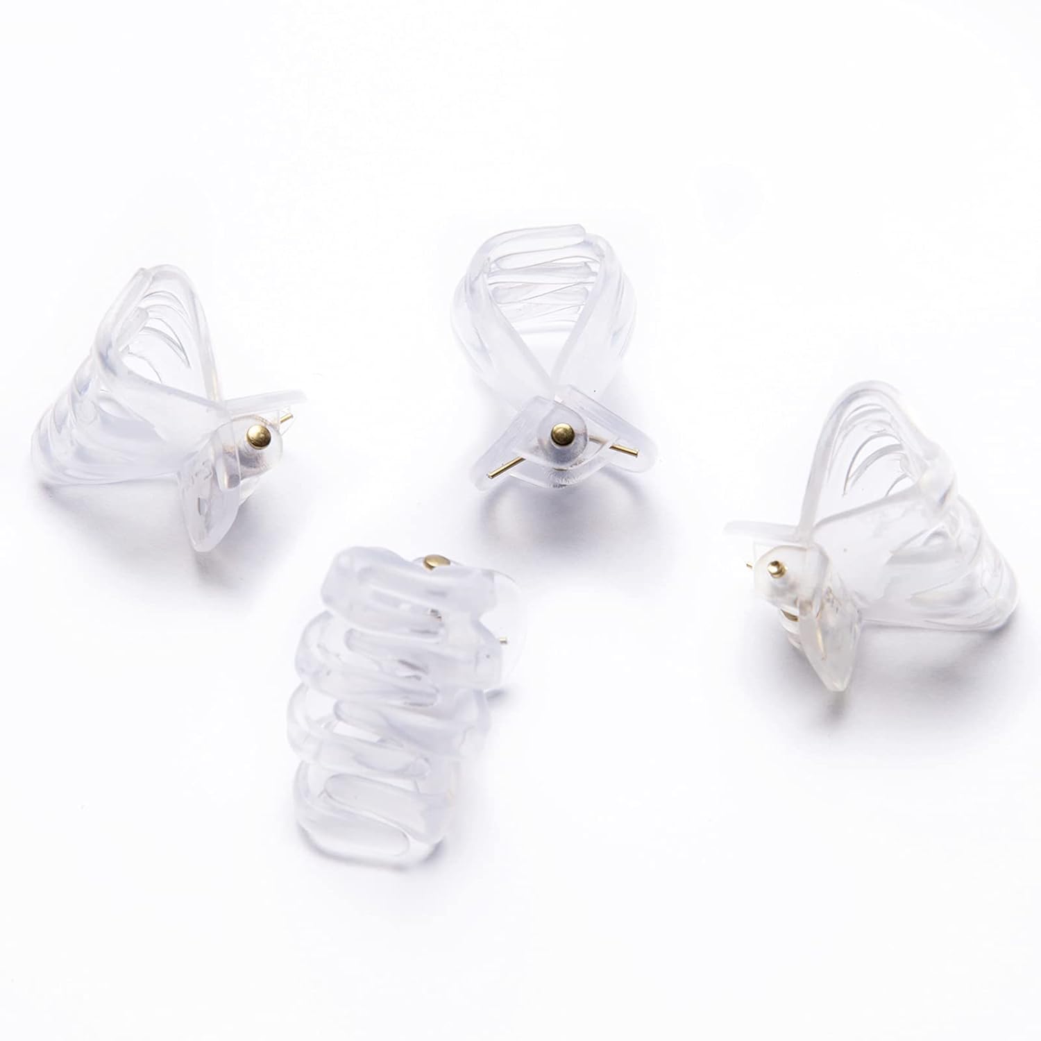Cobahom 24 Pack Small Hair Claw Clips 1.2 Inch Plastic Hair Clips for Thin Hair No-Slip Mini Hair Clips Hair Styling Accessories for Women and Girls (White) - Image 5