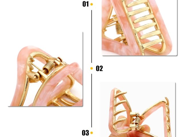 Mini Hair Claw Clips for Quick Styling at Home and On the Go