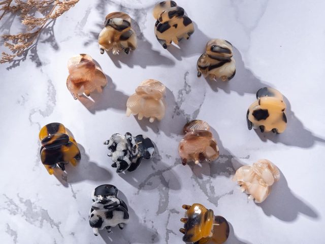 Extra Small Hair Claw Clips for Travel, On-the-Go Styling, and Quick Touch-Ups