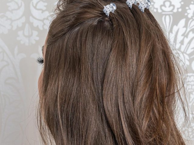 Extra Small Claw Clips for Work and Office Hairstyles